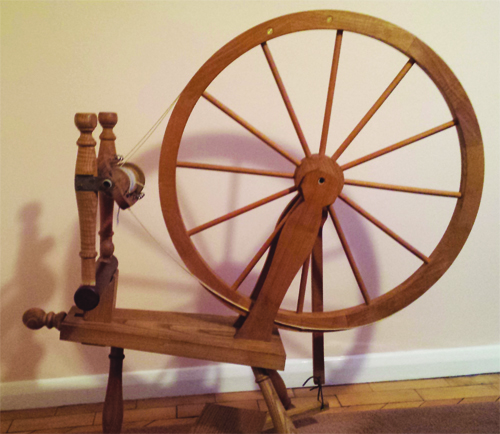 Jim Hennequen spinning wheel